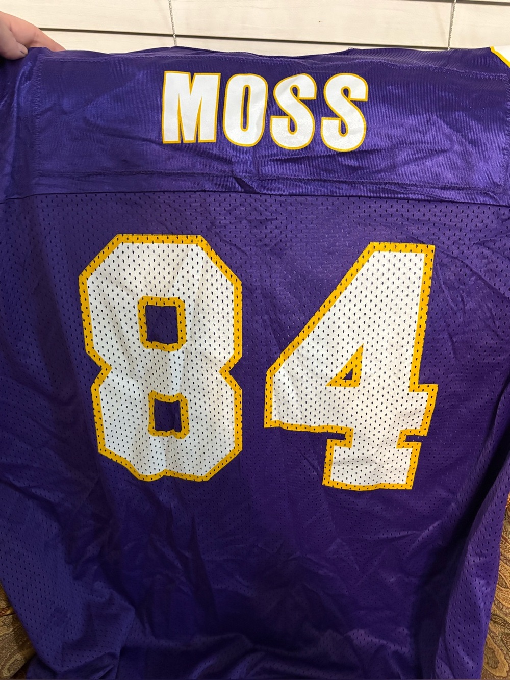 Vintage Champion NFL Minnesota Vikings Purple Randy Moss #84 Men's Jersey XXL/52